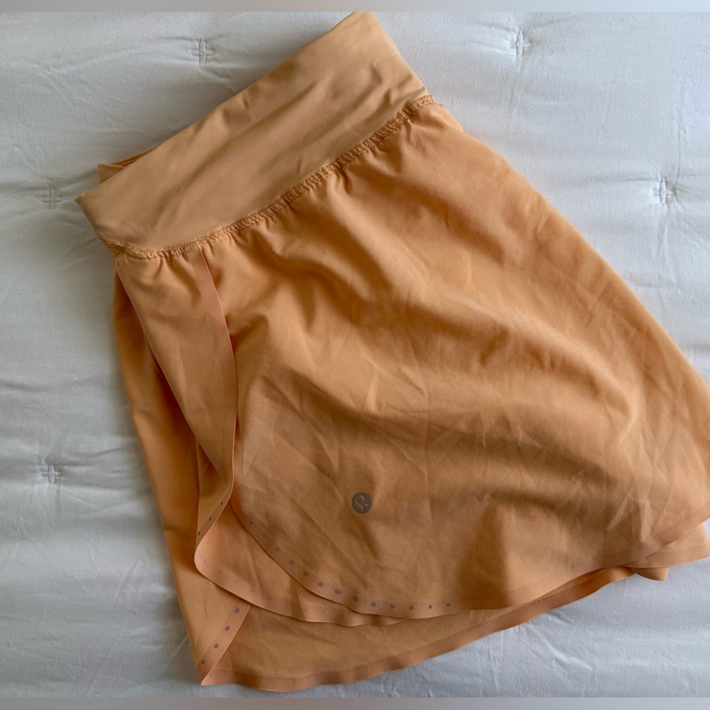 Lululemon Fast and Free 3” Short in Summer Glow Size 14